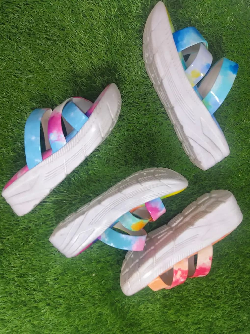 Colorful Wedge Sandals