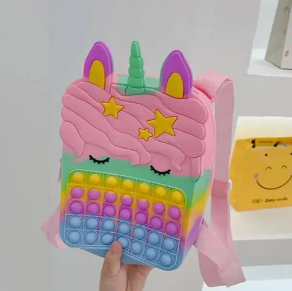 New Unicorn  Popit Backpack 