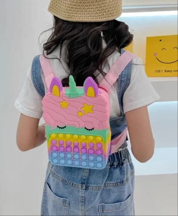  New Unicorn  Popit Backpack 