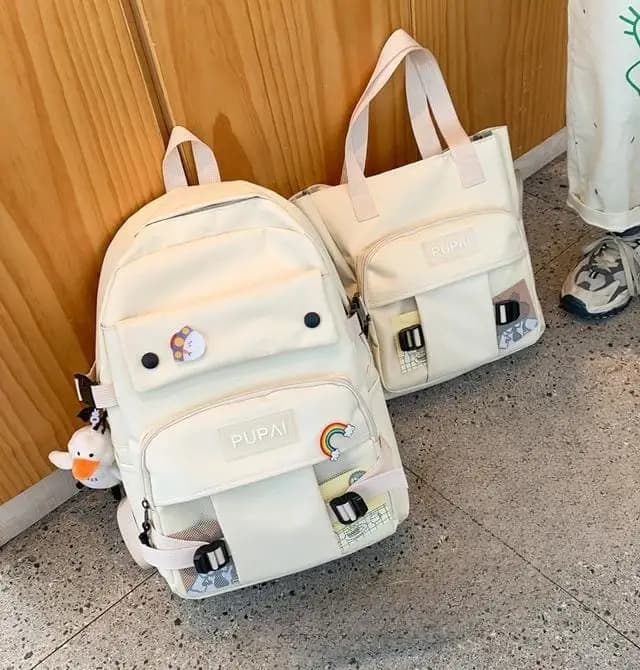 4 Pcs  High Quality Imported Bag pack Set   Code-004