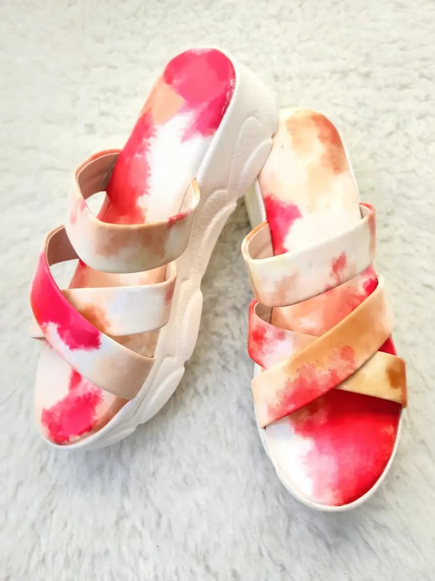 Colorful Wedge Sandals
