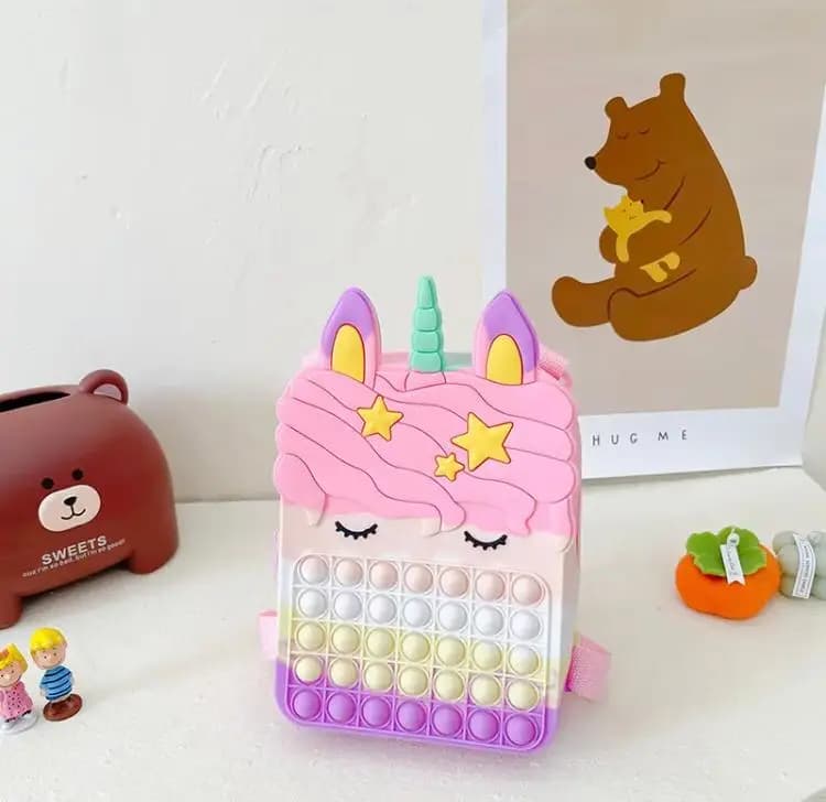  New Unicorn  Popit Backpack 