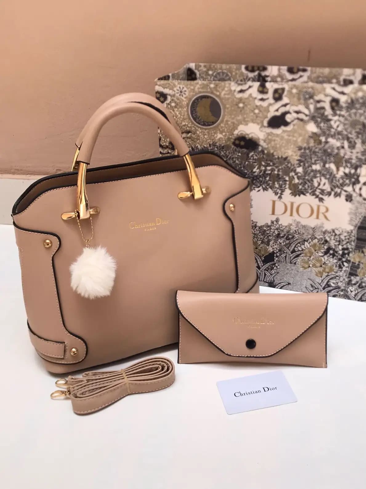 Christian Dior AAA Quality 2 Pcs Bag Hand Bag 