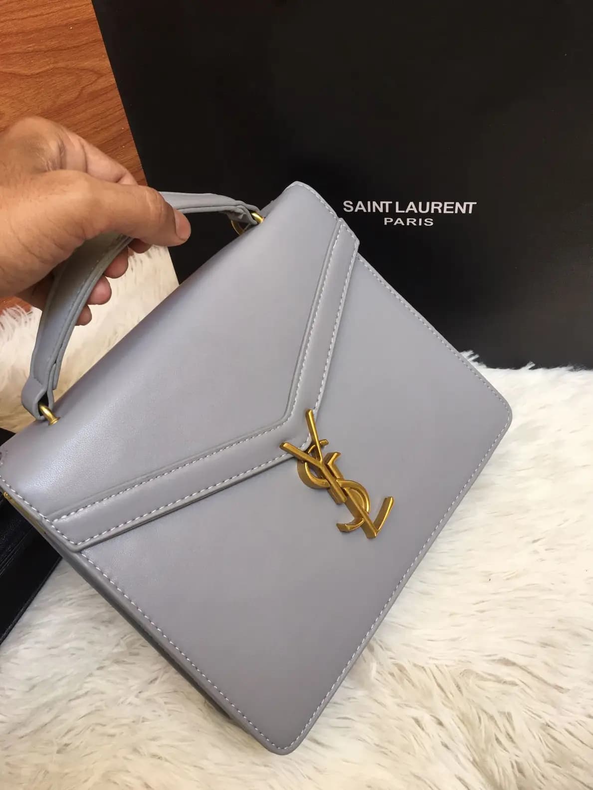 YSL Cassandra Bag Top Handle  Official Model
