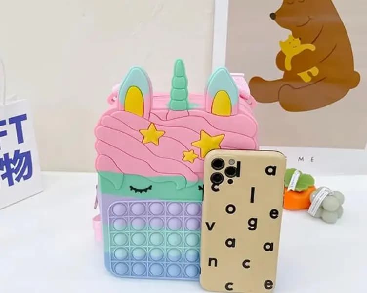  New Unicorn  Popit Backpack 