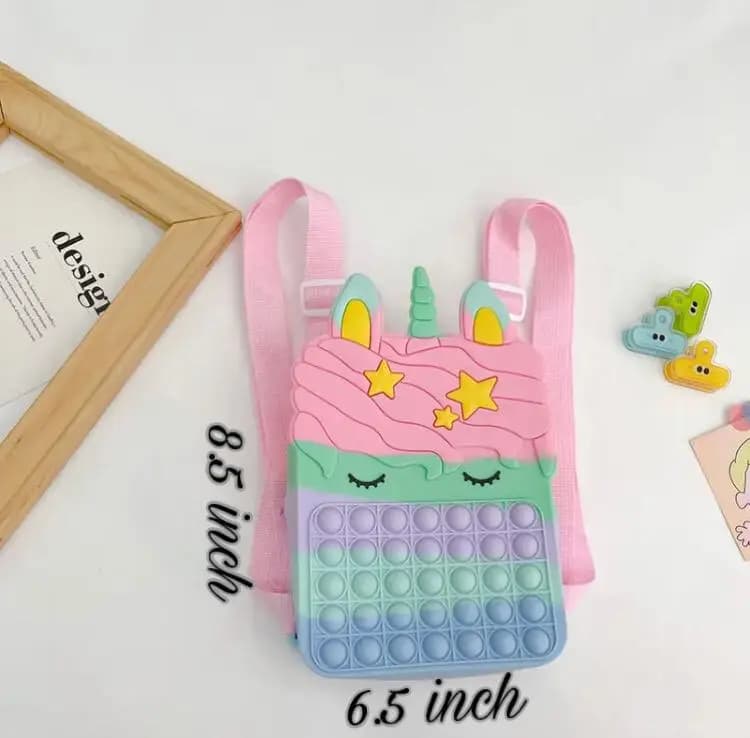  New Unicorn  Popit Backpack 