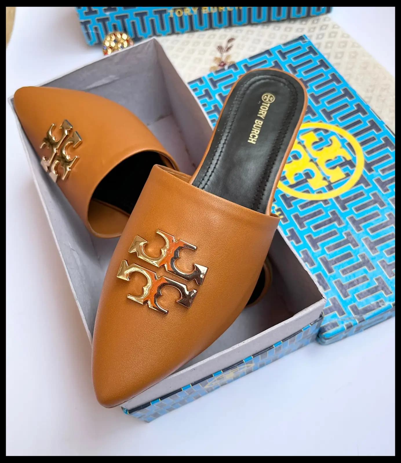 TORYBURCH ELEANOR MULES Code-027