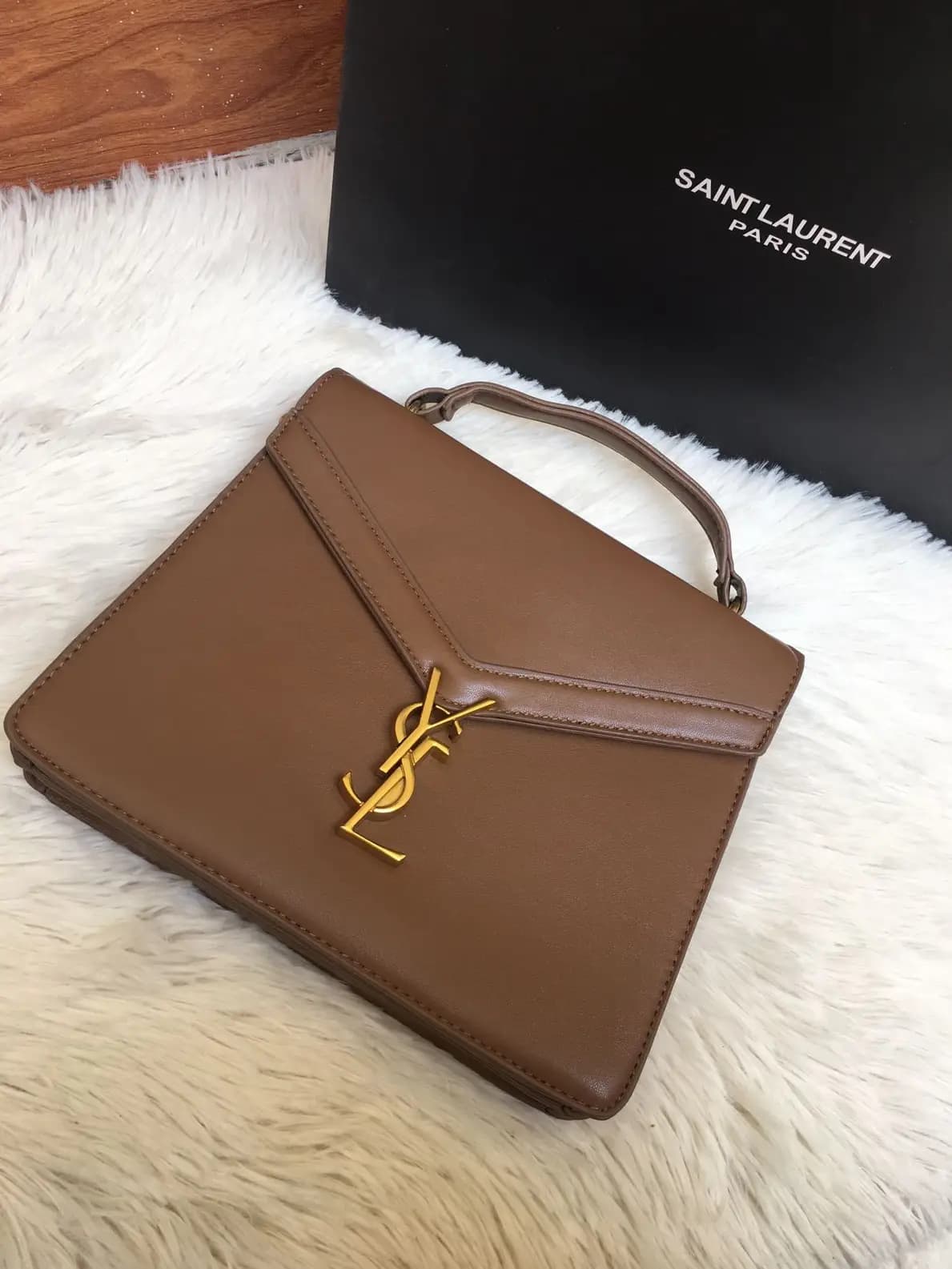 YSL Cassandra Bag Top Handle  Official Model