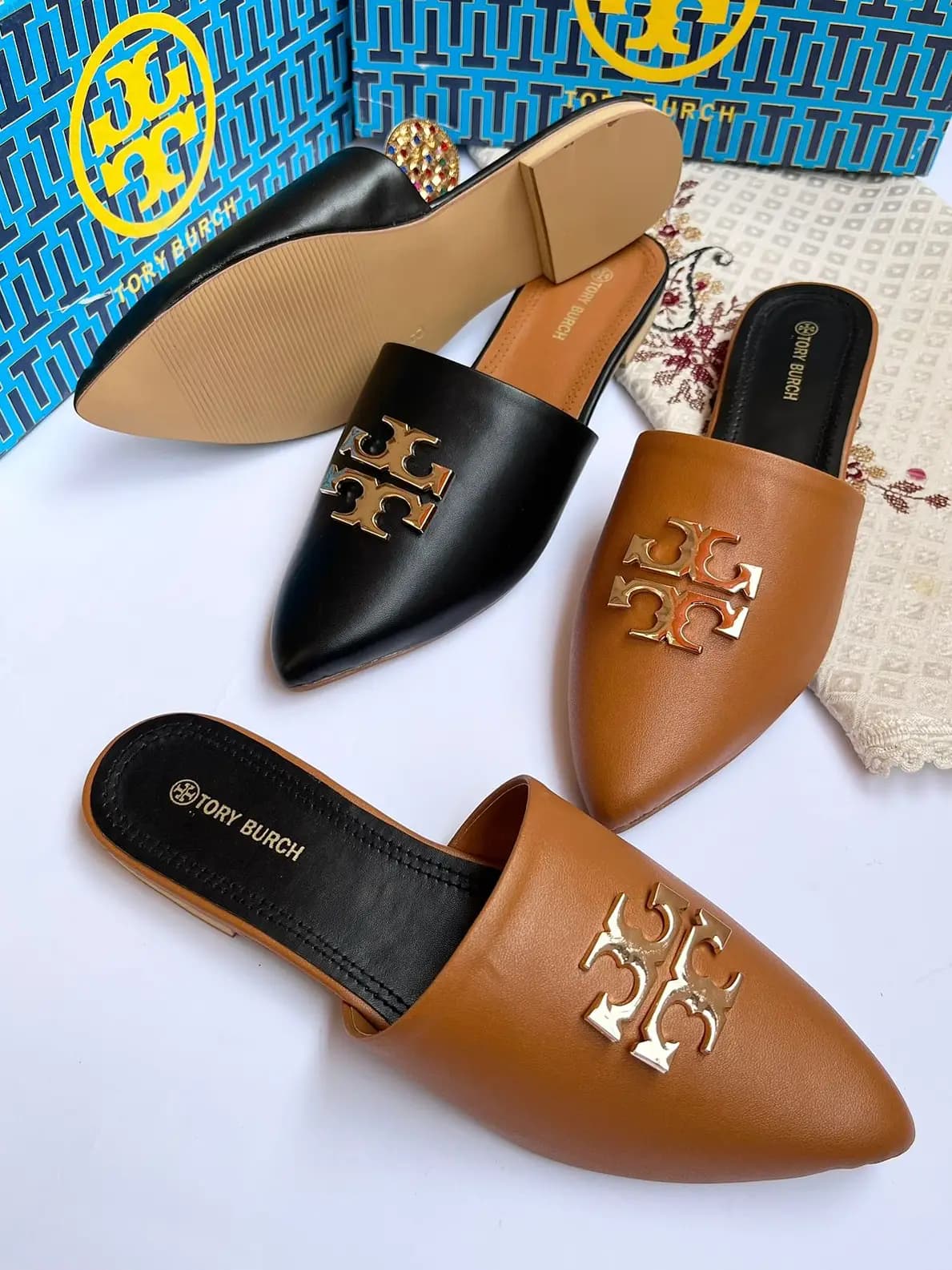 TORYBURCH ELEANOR MULES Code-027