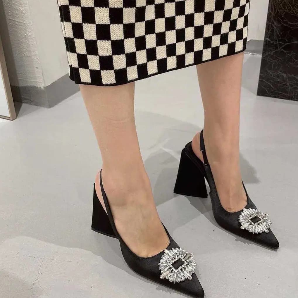 Zara Triangle Heels Code-058