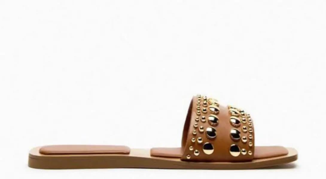 Z A R A Metal Rivets Flat Code-001