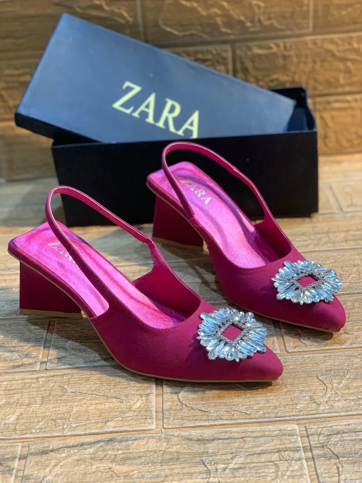 Zara Triangle Heels Code-058