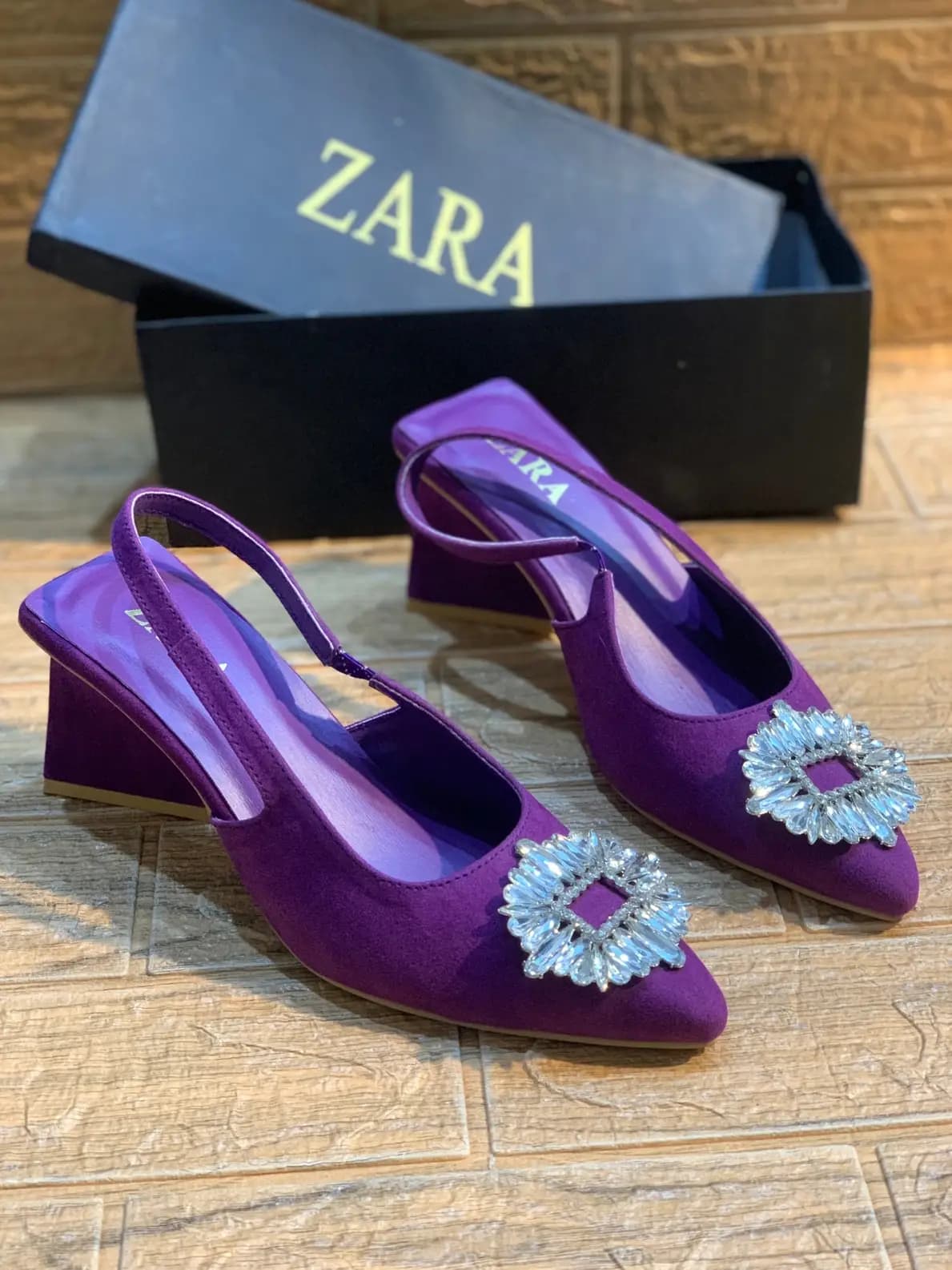 Zara Triangle Heels Code-058