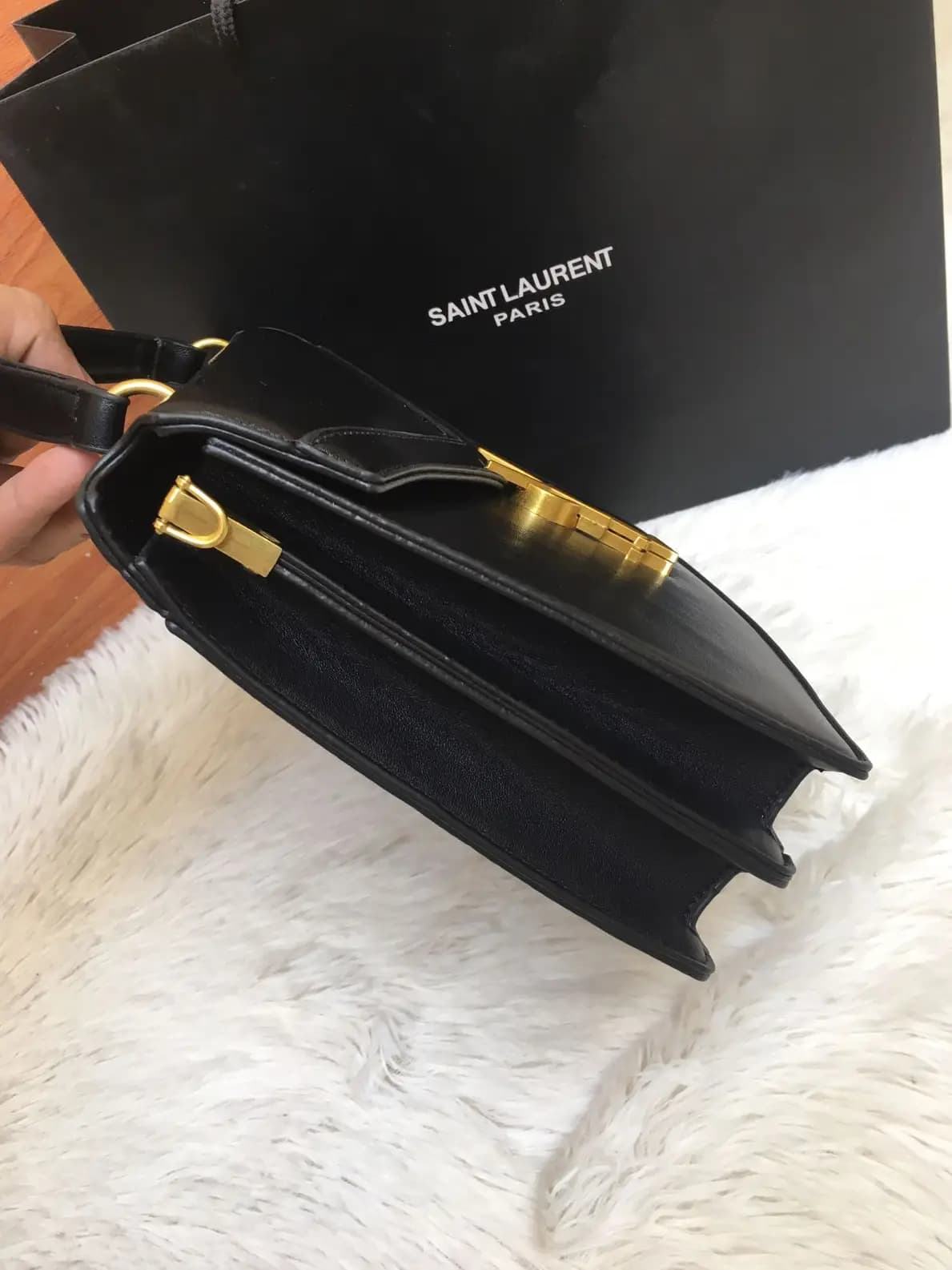 YSL Cassandra Bag Top Handle  Official Model