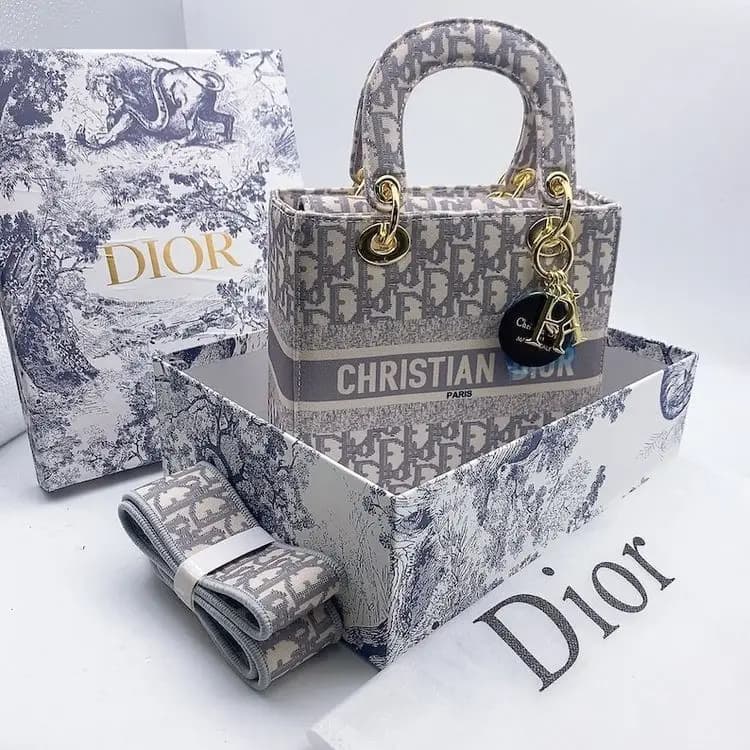 DIOR MEDIUM LADY D-LITE Code-040