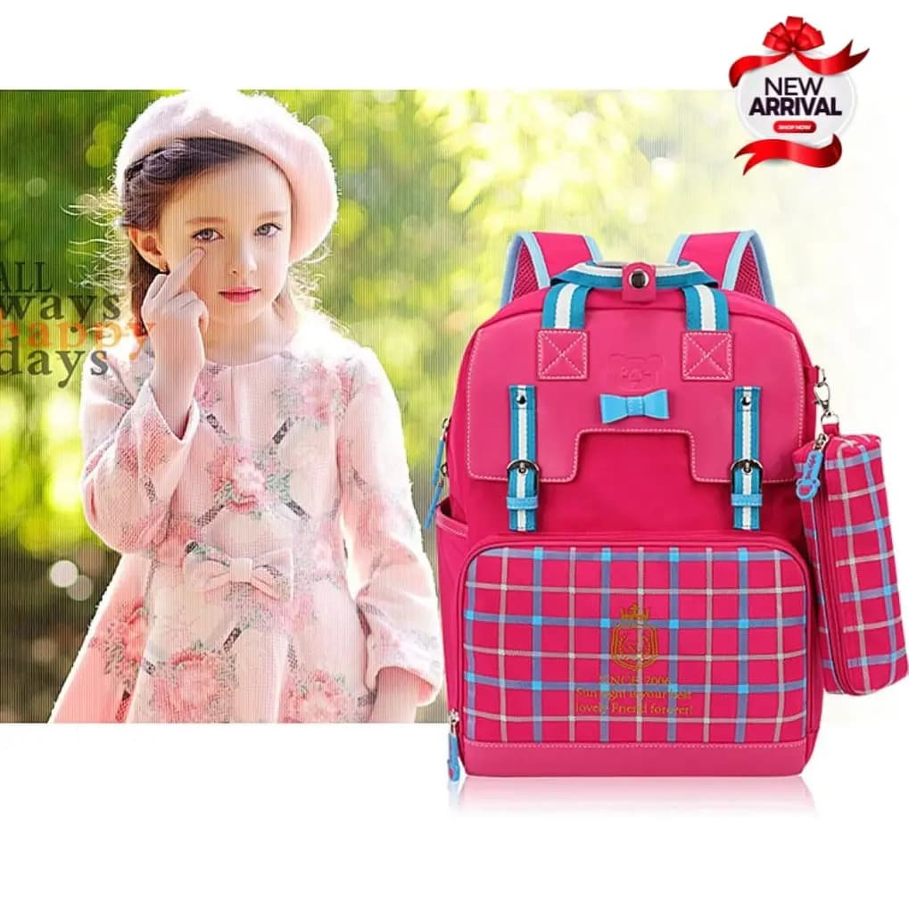 IMPORTED COLLECTION  2 Pcs High Quality Backpack Set   Code-021
