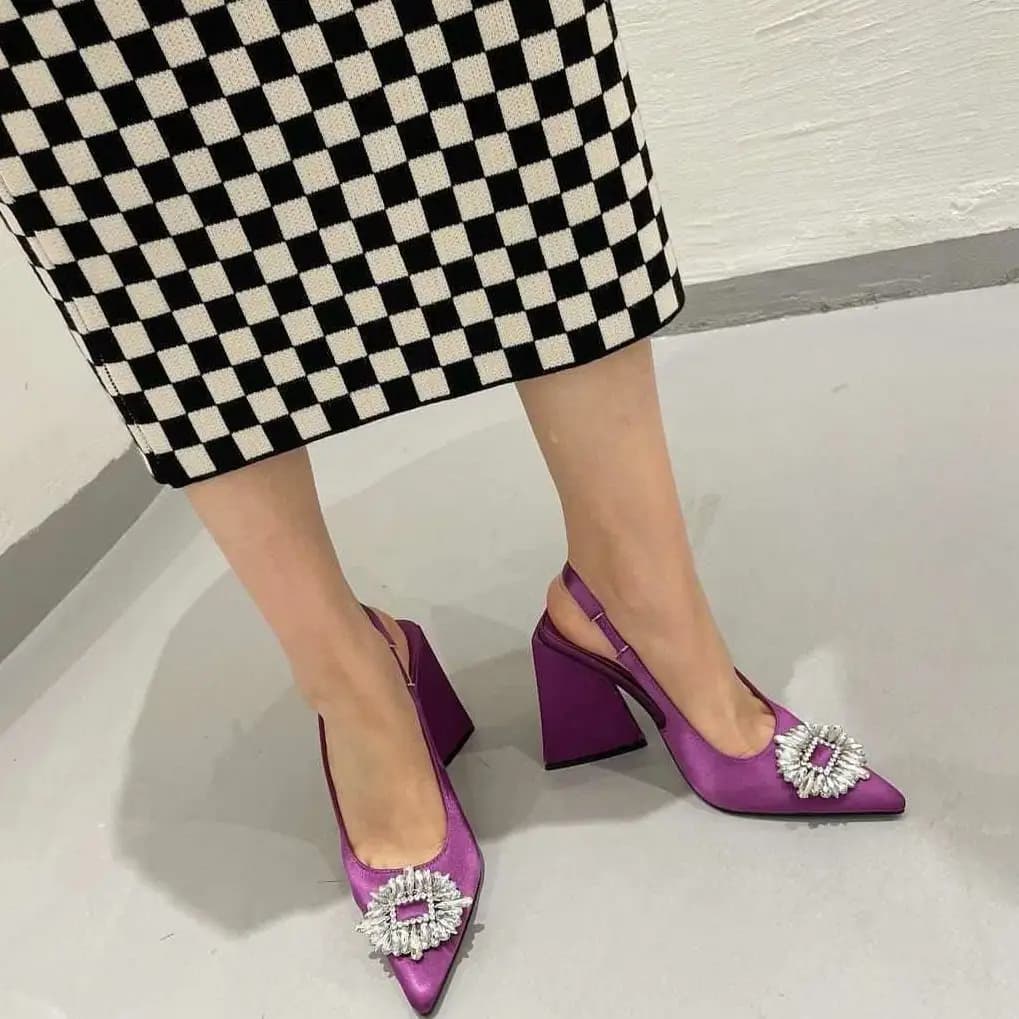 Zara Triangle Heels Code-058