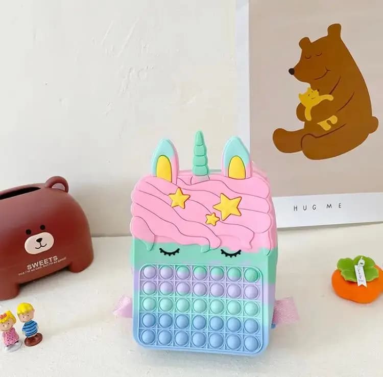  New Unicorn  Popit Backpack 
