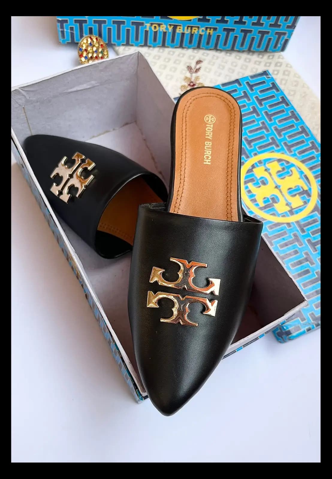 TORYBURCH ELEANOR MULES Code-027